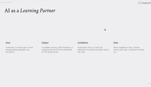 "AI as a Learning Partner" complete GOLD breakdown: adds Data, articles, trend data, studies