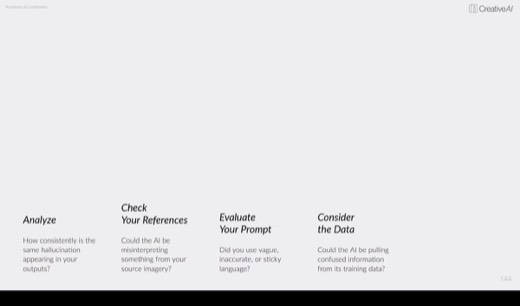 Duplicate of the four-step hallucination troubleshooting slide