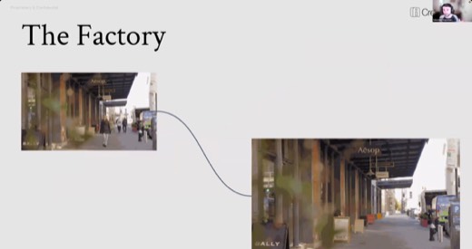 The Factory storefront (cont.), another enhanced output variation