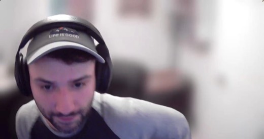 Sebastian Sagastume webcam, leaning close to camera