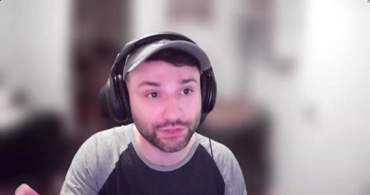Sebastian Sagastume webcam, close-up, talking