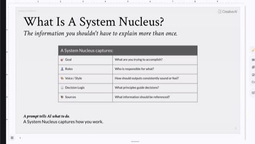 The six-part nucleus, fully labeled