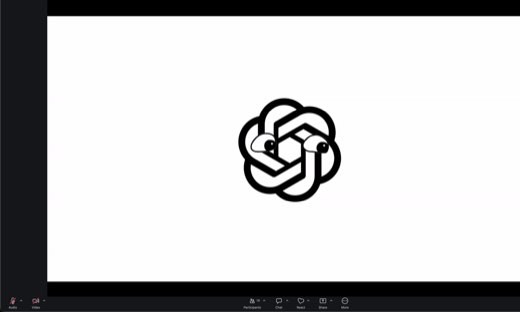 Slide: OpenAI logo, plain.