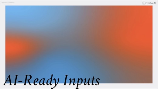The AI-Ready Inputs section divider.