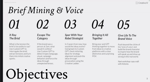 The five stages, defined on one slide